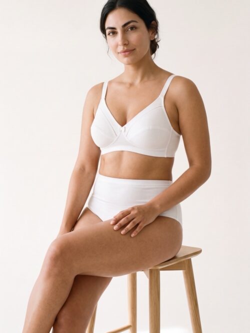 טריומף חזייה כותנה - Triumph Cotton Classic Stretch N - לבן
