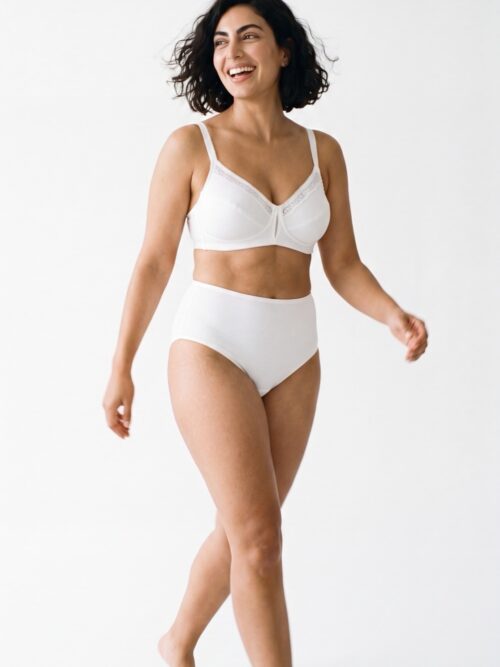 טריומף חזייה כותנה - Triumph Cotton Beauty N - לבן